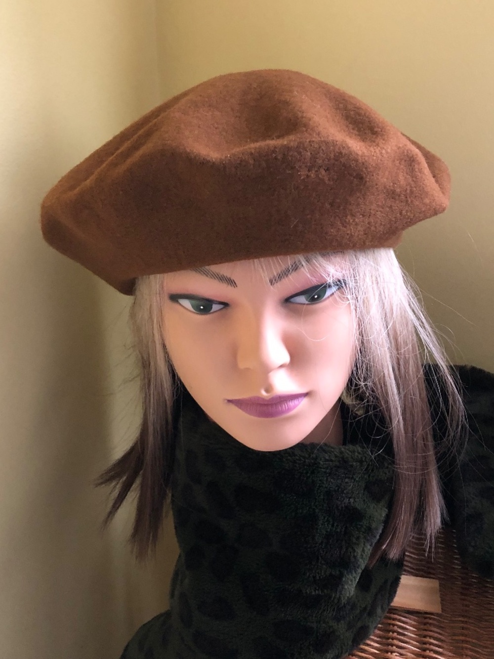 Brown Beret by Harper Brothers